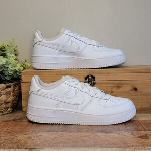 Nike AF1 Air Force 1 Ones Triple White Kids Boys Girls Sneakers Shoes Youth 4